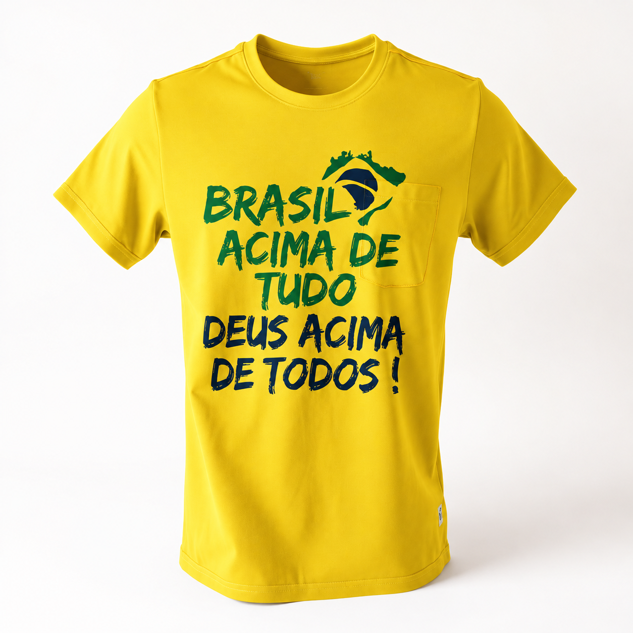 Camisa Brasil Acima De Tudo Militar Masculina País